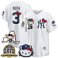 New York Yankees #3 Babe Ruth White Puhics Meow KT 2026 Vapor Limited All Stitched Jersey