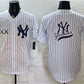 New York Yankees x KAWS Team Big Logo White Stadium Stitched Baseball Jersey