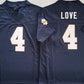 N.Dame Fighting Irish #4 Jeremiyah Love Navy 2025 F.U.S.E. Limited Stitched  Football  American College Jerseys