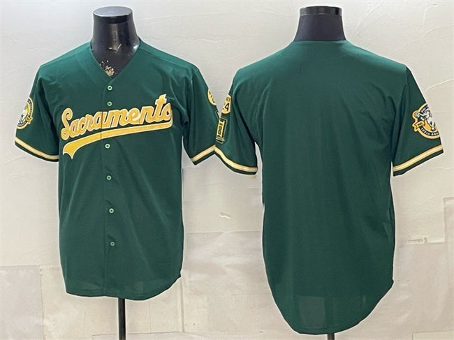 Oakland Athletics Blank 2026 Green Alternate Sacramento Celebrating 125 Years Vapor Limited Stitched Baseball Jersey