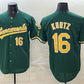 Oakland Athletics #16 Nick Kurtz 2026 Green Alternate Sacramento Celebrating 125 Years Vapor Limited Stitched Jersey