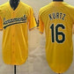 Oakland Athletics #16 Nick Kurtz Yellow Limited Jersey
