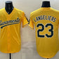 Oakland Athletics #23 Shea Langeliers 2026 Yellow Alternate Sacramento Celebrating 125 Years Vapor Limited Stitched Jersey
