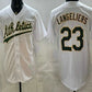 Oakland Athletics #23 Shea Langeliers White Stitched Jersey