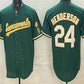 Oakland Athletics #24 Rickey Henderson 2026 Green Alternate Sacramento Celebrating 125 Years Limited Jersey