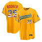 Oakland Athletics #25 Brent Rooker Player Gold USA 250 Fourth of July Home Game Stitched Baseball Jersey