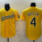 Oakland Athletics #4 Lawrence Butler 2026 Yellow Alternate Sacramento Celebrating 125 Years Vapor Limited Stitched Jersey