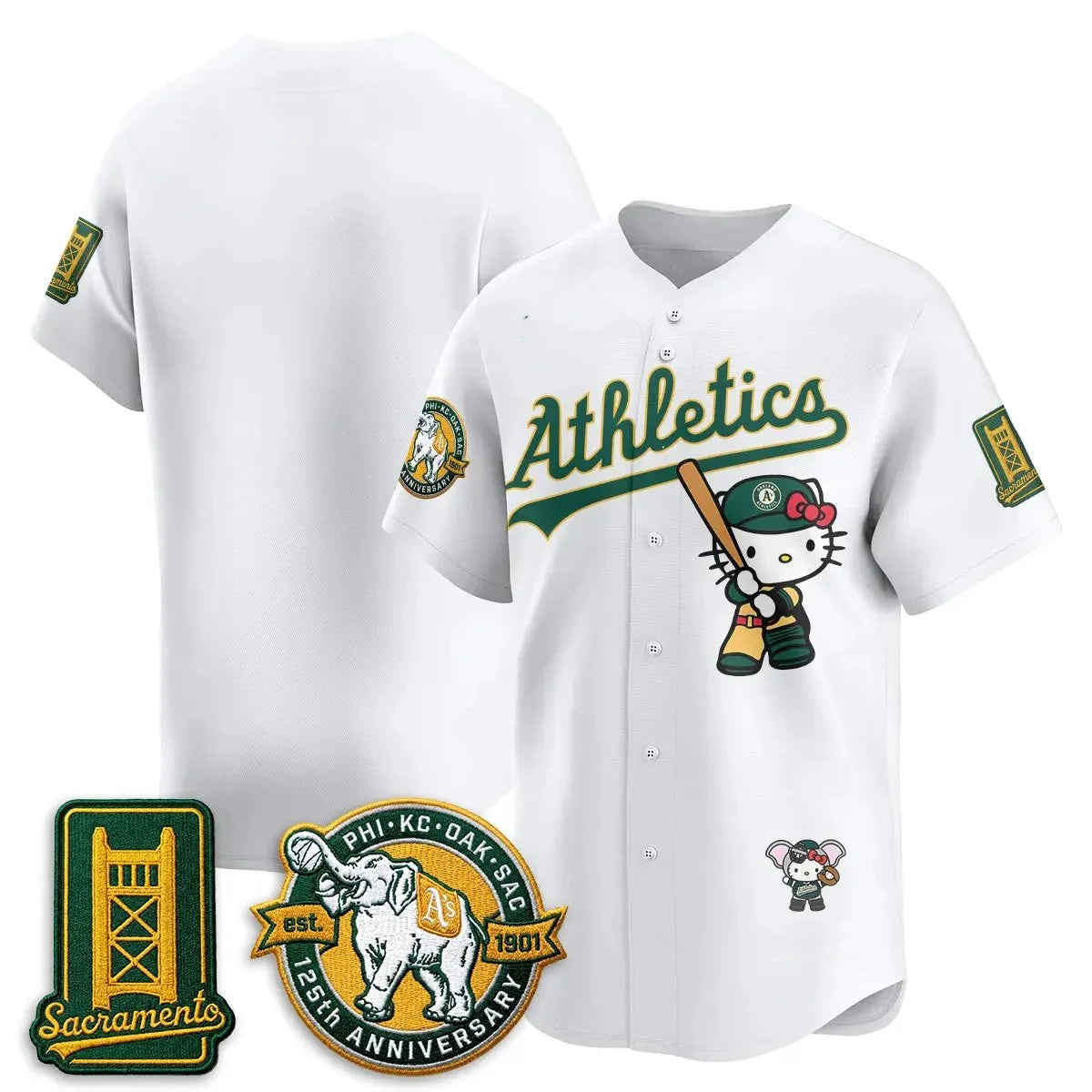 Oakland Athletics White Puhics Meow KT 2026 Vapor Limited Stitched Jersey