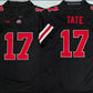 O.State Buckeyes #17 Carnell Tate Black 2025 F.U.S.E. Limited Stitched American College Jerseys