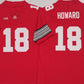 O.State Buckeyes #18 Will Howard Red 2025 F.U.S.E. Limited Stitched  Football American College Jerseys
