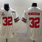 O.State Buckeyes #32 TreVeyon Henderson White 2025 CFP Final With National Champions Patch F.U.S.E. Vapor Limited Stitched Football American College Jerseys