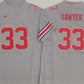 O.State Buckeyes #33 Jack Sawyer Grey F.U.S.E. Limited Stitched Football American College Jerseys