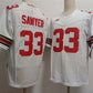 O.State Buckeyes #33 Jack Sawyer White 2025 F.U.S.E. Limited Stitched Football American College Jerseys