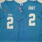O.Miss Rebels #2 Jaxson Dart Light Blue 2025 FUSE College Football American College Jerseys