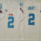 O.Miss Rebels #2 Jaxson Dart White 2025 FUSE Football College Jerseys