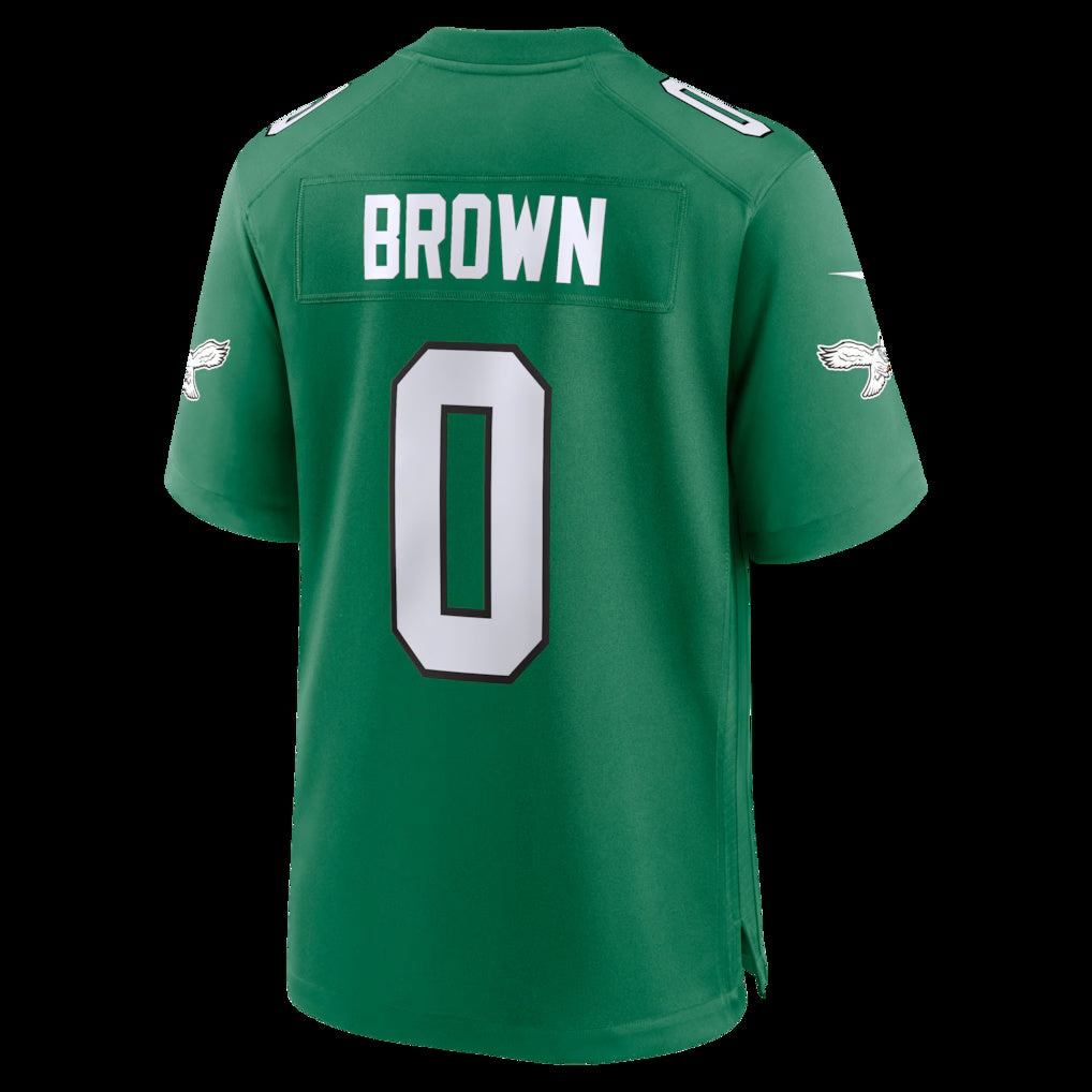 P.Eagles #0 Marquise Brown Kelly Green Alternate Game Stitched American Football Jerseys