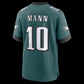 P.Eagles #10 Braden Mann Midnight Green Team Game Stitched Football American Jersey