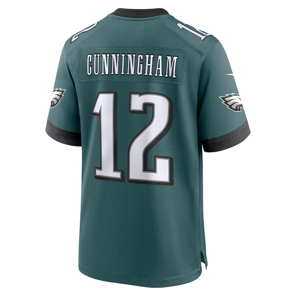 P.Eagles #12 Randall Cunningham Midnight Green Team Retired Player Game Stitched American Football Jerseys