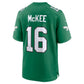 P.Eagles #16 Tanner McKee Kelly Green Alternate Game Stitched Football American Jersey
