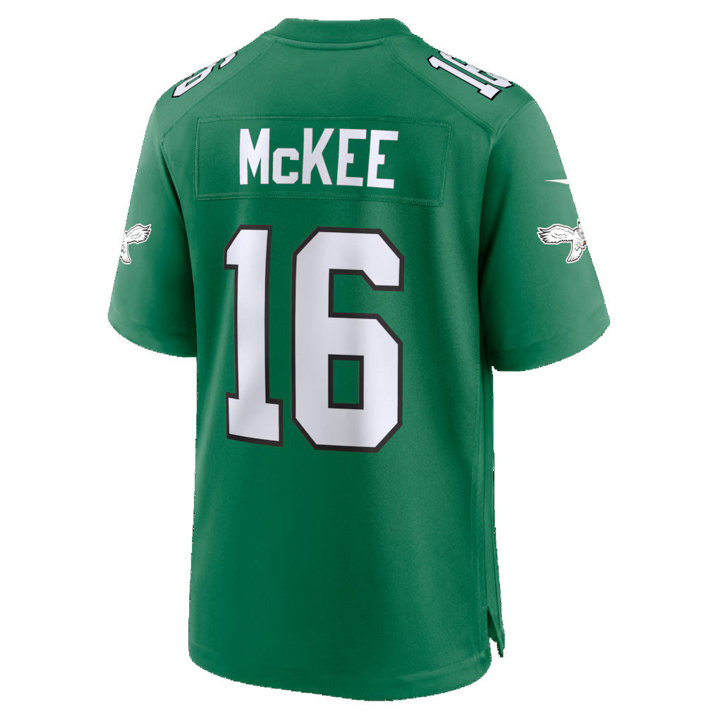 P.Eagles #16 Tanner McKee Kelly Green Alternate Game Stitched Football American Jersey