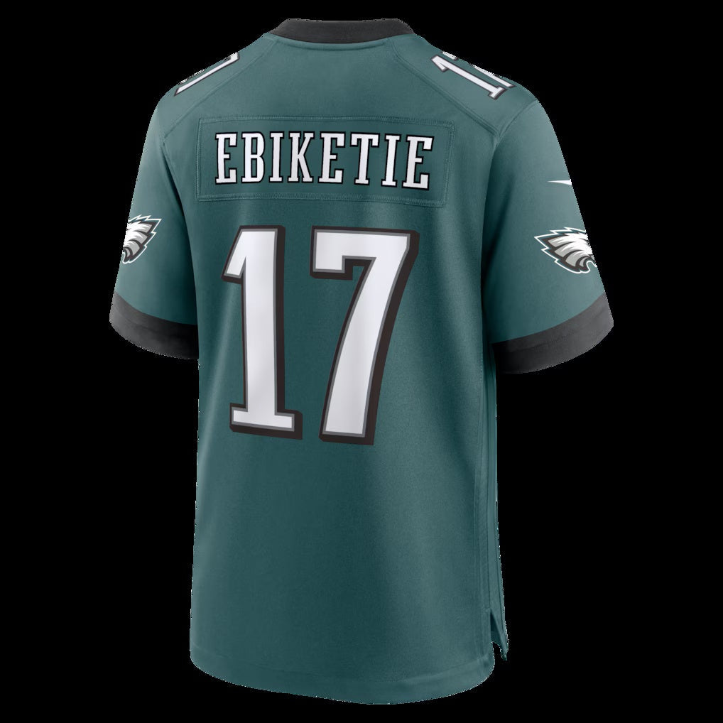 P.Eagles #17 Arnold Ebiketie Midnight Green Team Game Stitched Football American Jersey