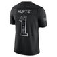 P.Eagles #1 Jalen Hurts Black 2026 Salute to Service Stitched Limited Football Jersey