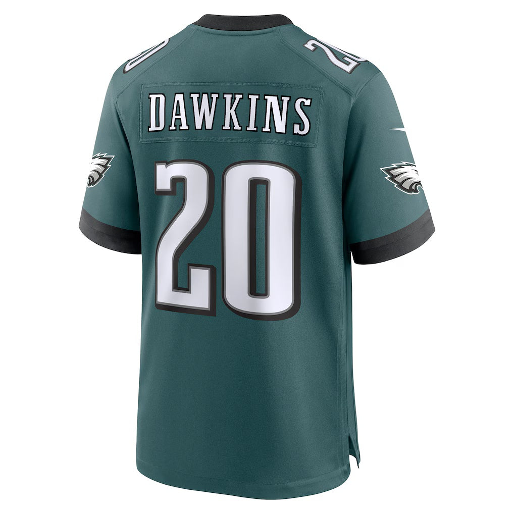 P.Eagles #20 Brian Dawkins Midnight Green Team Retired Player Game Stitched American Football Jerseys