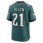 P.Eagles #21 Eric Allen Midnight Green Team Retired Player Game Stitched American Football Jerseys