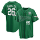 P.Eagles #26 Saquon Barkley Kelly Green Stitched Baseball Jersey
