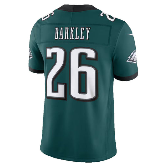 P.Eagles #26 Saquon Barkley Midnight Green Team Vapor F.U.S.E. Stitched Limited Football Jersey