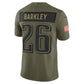 P.Eagles #26 Saquon Barkley Olive 2025 Salute to Service Limited Stitched American Football Jerseys