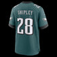 P.Eagles #28 Will Shipley Midnight Green Team Game Stitched Football American Jersey
