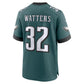 P.Eagles #32 Ricky Watters Midnight Green Team Retired Player Game Stitched American Football Jerseys