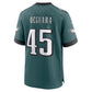 P.Eagles #45 Josiah Deguara Midnight Green Puhics Team Game Jersey