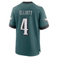 P.Eagles #4 Jake Elliott Midnight Green Team Game Stitched Football American Jersey