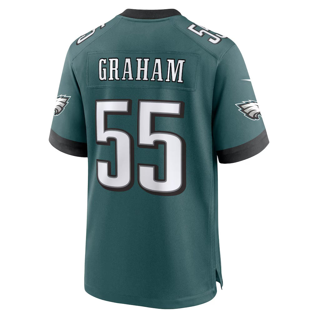 P.Eagles #55 Brandon Graham Midnight Green Team Game Stitched Football American Jersey