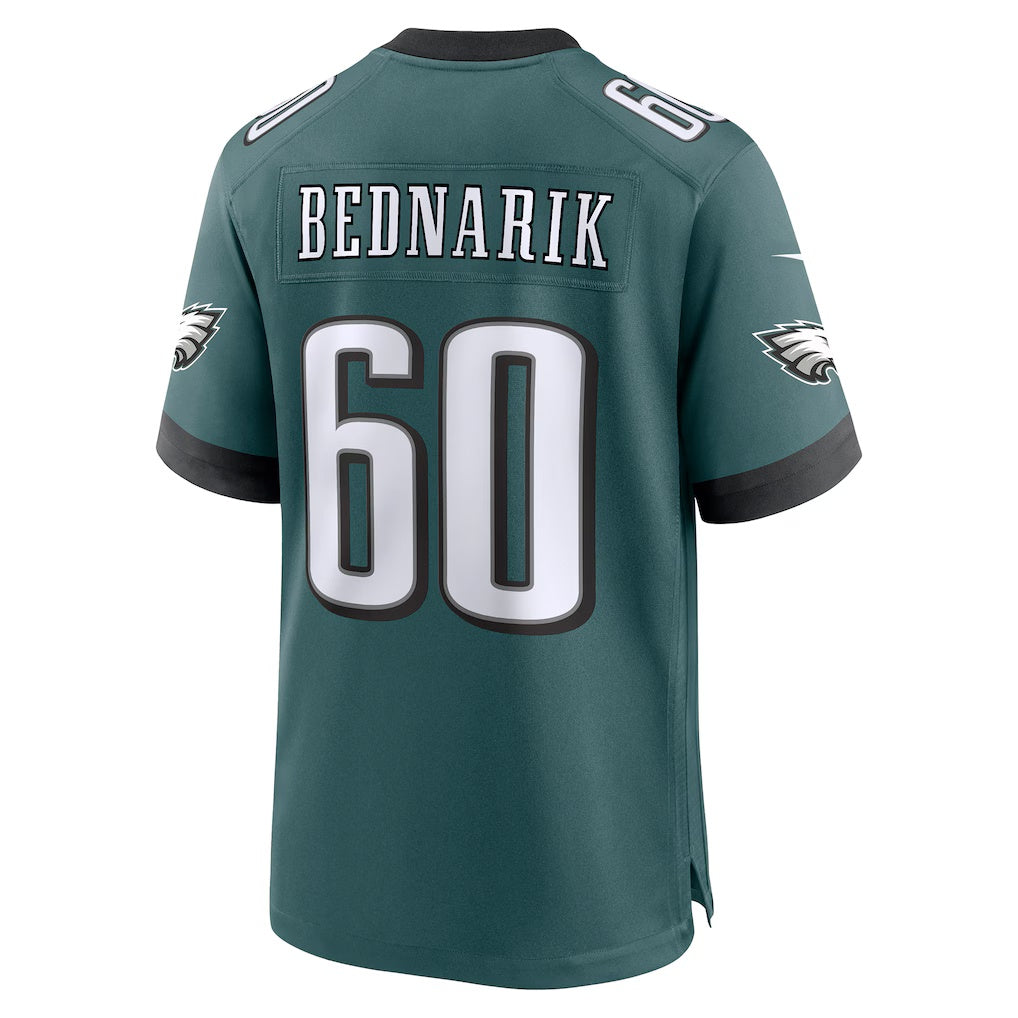 P.Eagles #60 Chuck Bednarik Midnight Green Team Retired Player Game Stitched American Football Jerseys