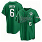 P.Eagles #6 DeVonta Smith Kelly Green Stitched Baseball Jersey
