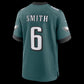 P.Eagles #6 DeVonta Smith Midnight Green Team Game Stitched Football American Jersey