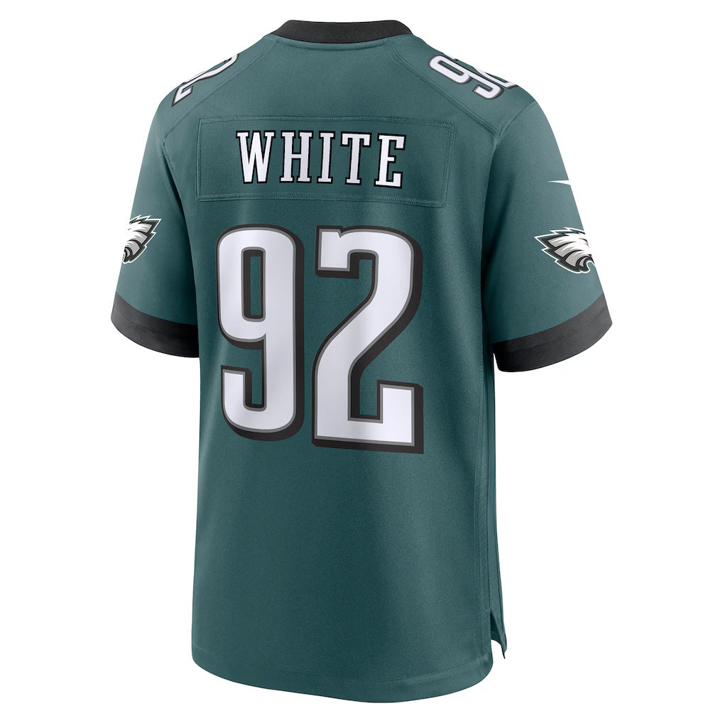 P.Eagles #92 Reggie White Midnight Green Team Retired Player Game Stitched American Football Jerseys