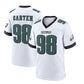P.Eagles #98 Jalen Carter White Game Stitched American Football Jerseys