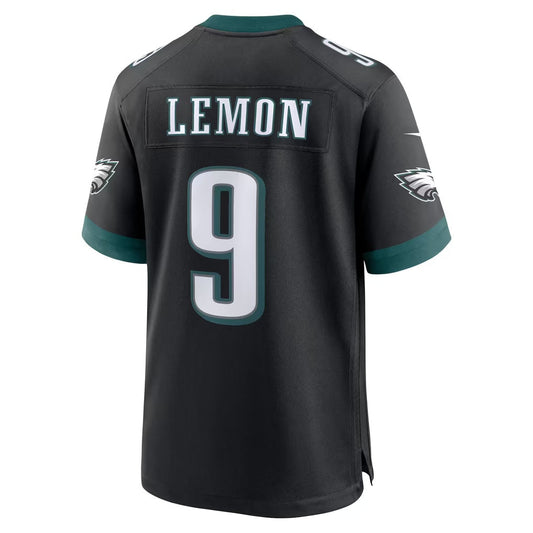 P.Eagles #9 Makai Lemon Black Alternate Game Football Jersey