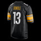 P.Steelers #13 Rico Dowdle Black Game Stitched American Football Jerseys