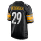 P.Steelers #29 Eli Heidenreich Black Team Game Stitched American Football Jerseys