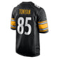 P.Steelers #85 Robert Tonyan Black Team Game Football Jersey
