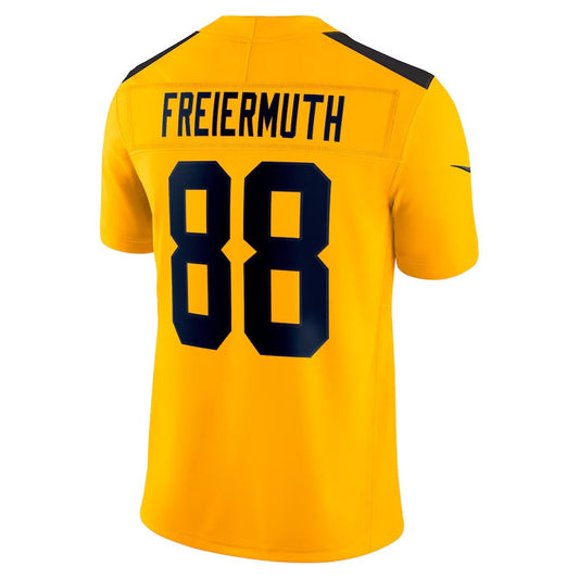P.Steelers #88 Pat Freiermuth Gold Alternate Vapor F.U.S.E. Limited Stitched American Football Jerseys