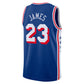 PH.76ers #23 LeBron James Royal Swingman Jersey - Icon Edition Stitched American Basketball Jersey