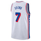 PH.76ers #7 Jaylen Brown White Swingman Jersey - Association Edition Stitched American Basketball Jersey