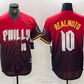 Philadelphia Phillies #10 JT Realmuto Red 2024 City Player Number Cool Base Baseball Jersey