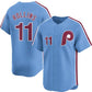 Philadelphia Phillies #11 Jimmy Rollins Light Blue Alternate Limited Stitched Baseball Jerseys